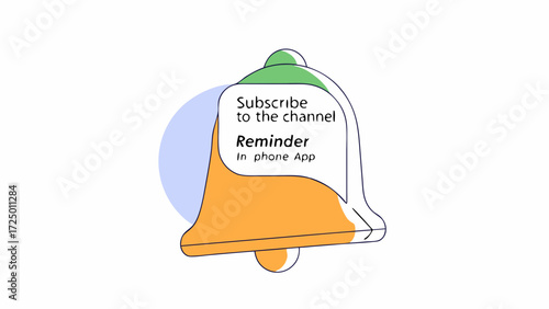 3d white notification app creative bell bubble to message subscribe background on channel reminder social icon with notice media cartoon isolated design in speech 3d concept phone the rende 54633375 1