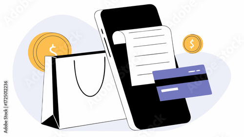 3d online web white shopping on isolated headphones and creative design with in marketplace sale marketing cartoon rendering 3d icon digital browser concept background promotions discount 31379860 1