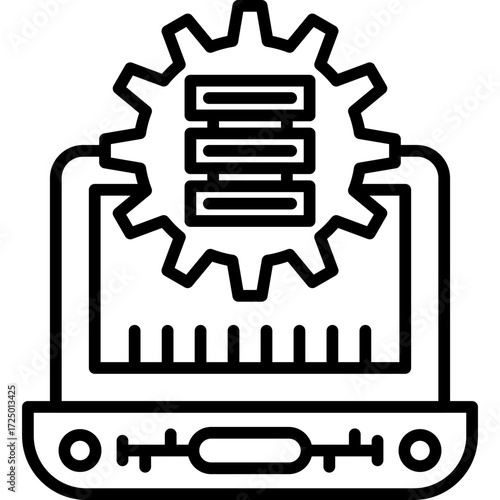 Local Area Network Icon Vector Element
