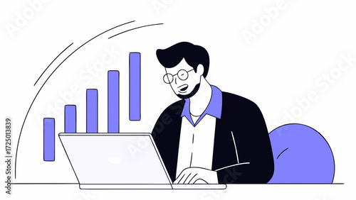mature indian or on ceo office man entrepreneur sitting desk modern computer laptop smiling copy eastern middle pc senior using businessman hispanic manager at space working latin business  35048874 1