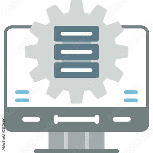 Local Area Network Icon Vector Element