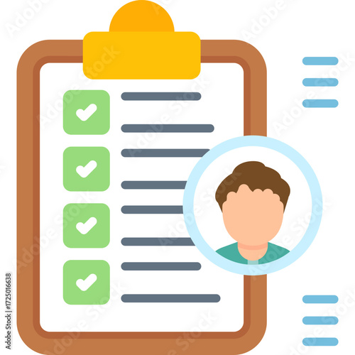 Resume Icon Vector Element