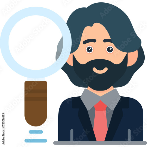 Candidate Icon Vector Element