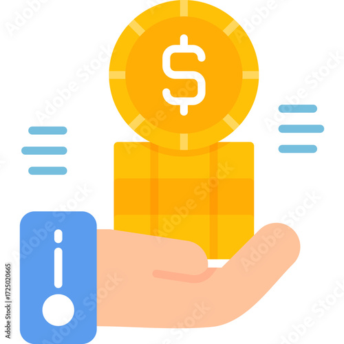 Commission Icon Vector Element