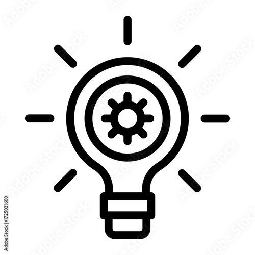 This Innovation icon is suitable for the Office Work, Office Culture, etc.
