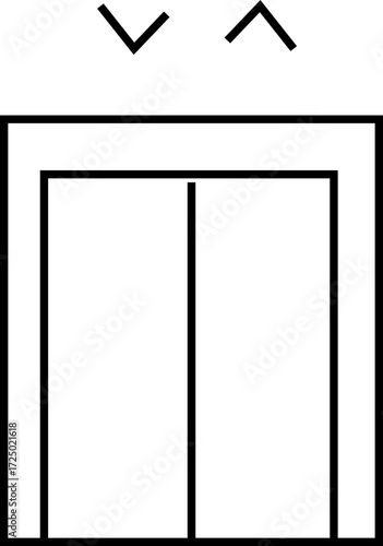 Elevator icon, lift isolated banner poster icons, , flat elements for logo design, web design and mobile applications, apps or ui, Vector graphic designs, Elevator press for visa vector