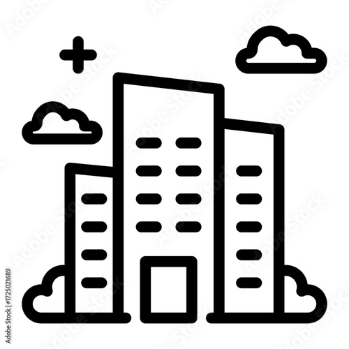 This Office Building icon is suitable for the Office Work, Office Culture, etc.