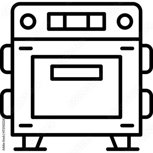 Oven Icon Vector Element