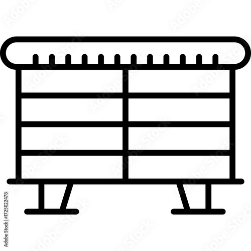 Drawers Icon Vector Element