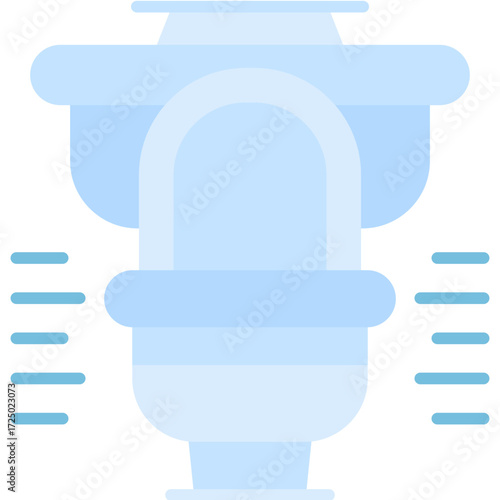 Toilet Icon Vector Element