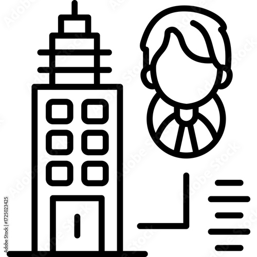Networking Icon Vector Element