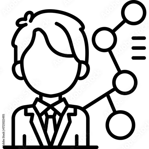 Analytics Icon Vector Element