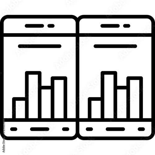 Stats Icon Vector Element