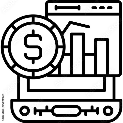 Increase Icon Vector Element