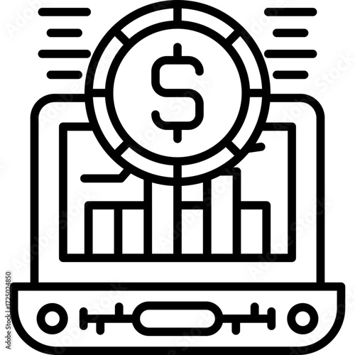 Analytics Icon Vector Element
