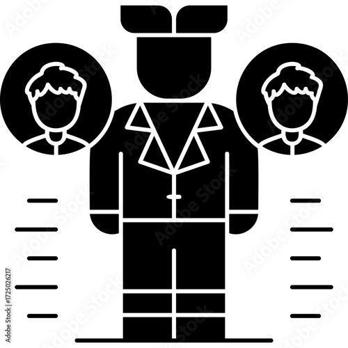 Businessman Icon Vector Element