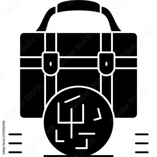 Briefcase Icon Vector Element
