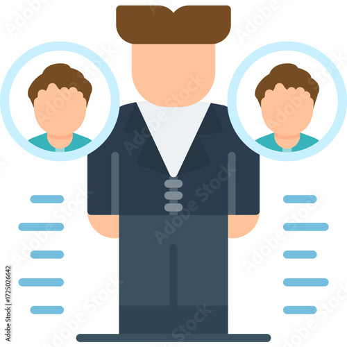 Businessman Icon Vector Element