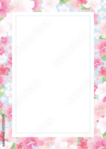 Apple blossom frame/background(vector)