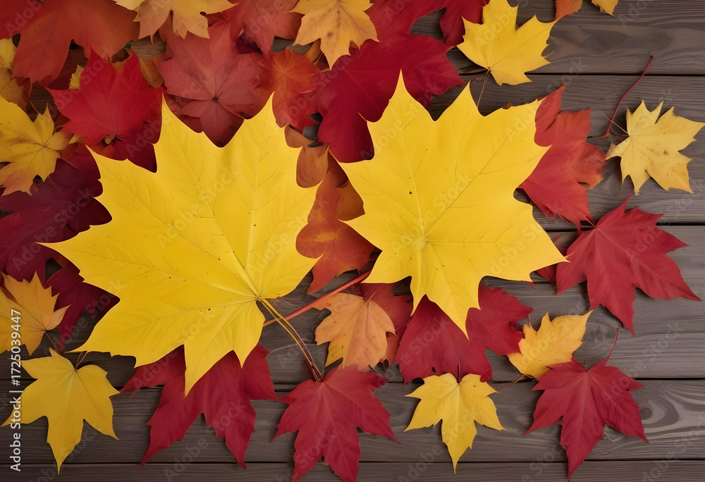 Fototapeta premium autumn leaves background