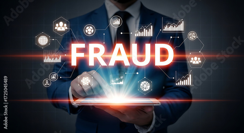 Combating Fraud A Visual Representation of Digital Threats and Data Security Measures