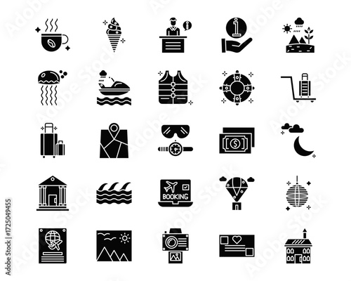 Travel Line Vector Icons