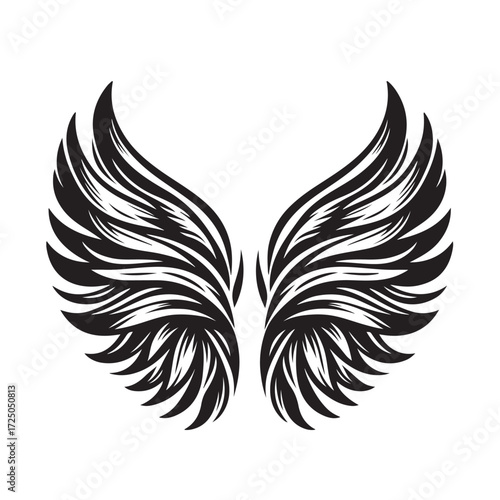 Angel Wings Vector | Decorative Wing Illustration Set”