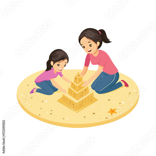 Kids playing in sandbox