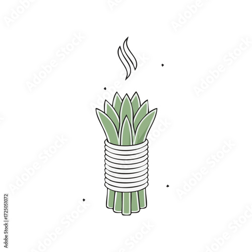 Burning incense sticks