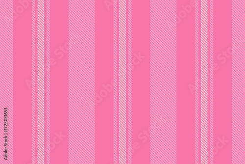 Pink stripe pattern. Fabric texture ideal for backgrounds, designs, or textiles. Represents unity, simplicity, femininity and coordination.