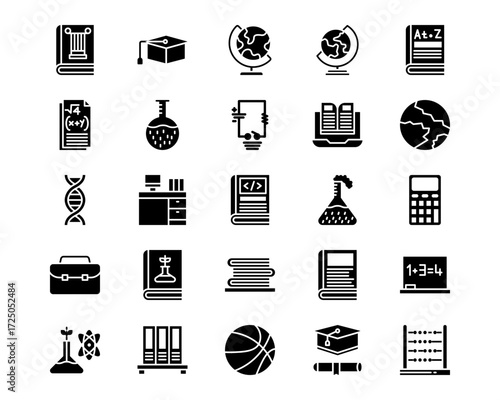 Education Line Vector Icons