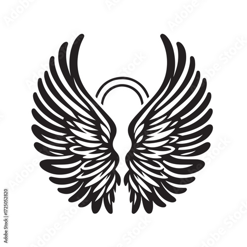 Angel Wings Vector | Decorative Wing Illustration Set”