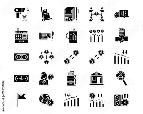 Trading Line Vector Icons