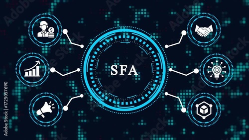 Sales force automation concept sfa is a technology that automates sales tasks, improving efficiency and productivity it helps manage customer relationships and sales processes