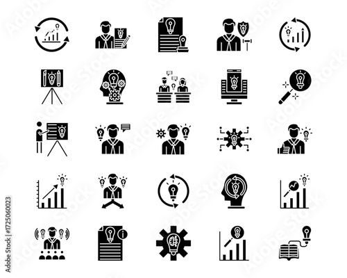 Thought Leadership Line Vector Icons