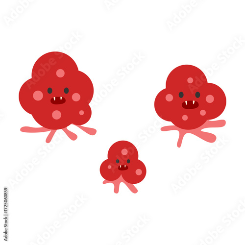 cancer tumor cell developing concept