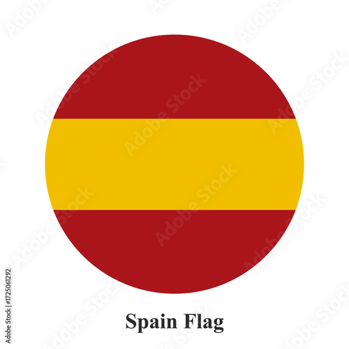 Spain Circular flag isolated on transparent background Free Download Spain Circular flag isolated on transparent background - GFXLoad