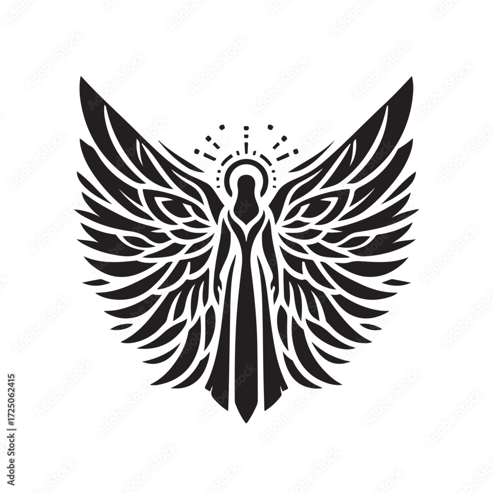 Obraz premium Angel Wings Vector | Decorative Wing Illustration Set”
