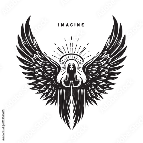 Angel Wings Vector | Decorative Wing Illustration Set”