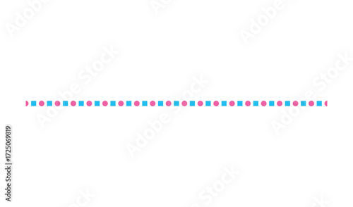 Abstract geometric line pattern with glitch effect and vibrant colors
