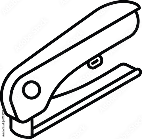Staple Remover Tool Small Compact on Transparent Background