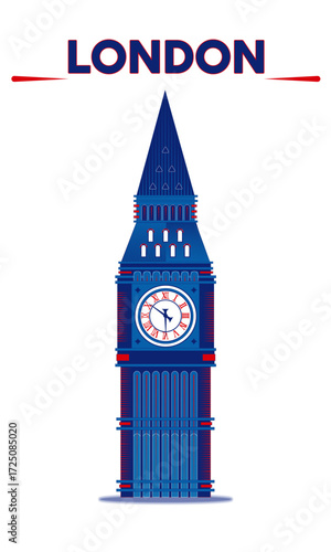  london big ben vector illustration