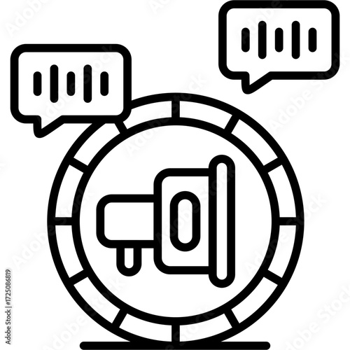 Megaphone Icon Vector Element