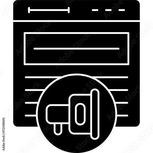 Web Promotion Icon Vector Element