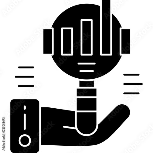 Analysis Icon Vector Element
