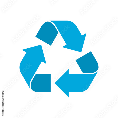 Free Download Recycle icon vector design templates simple and modern concept, isolated on white background - GFXLoad