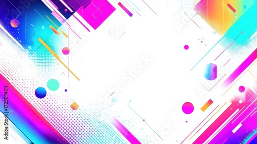 カラフルな幾何学模様の背景