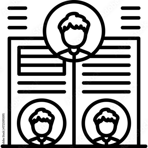 Candidate Icon Vector Element