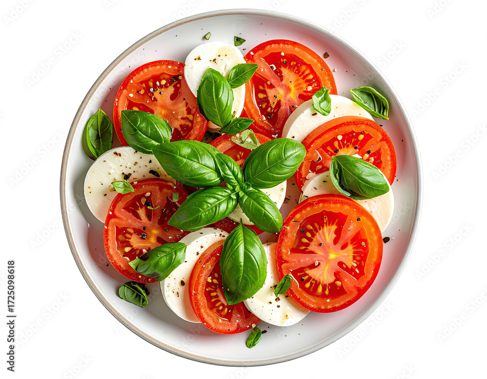 custom made wallpaper toronto digitalRound plate of fresh mozzarella and tomato slices, topped with basil leaves and sprinkled with pepper