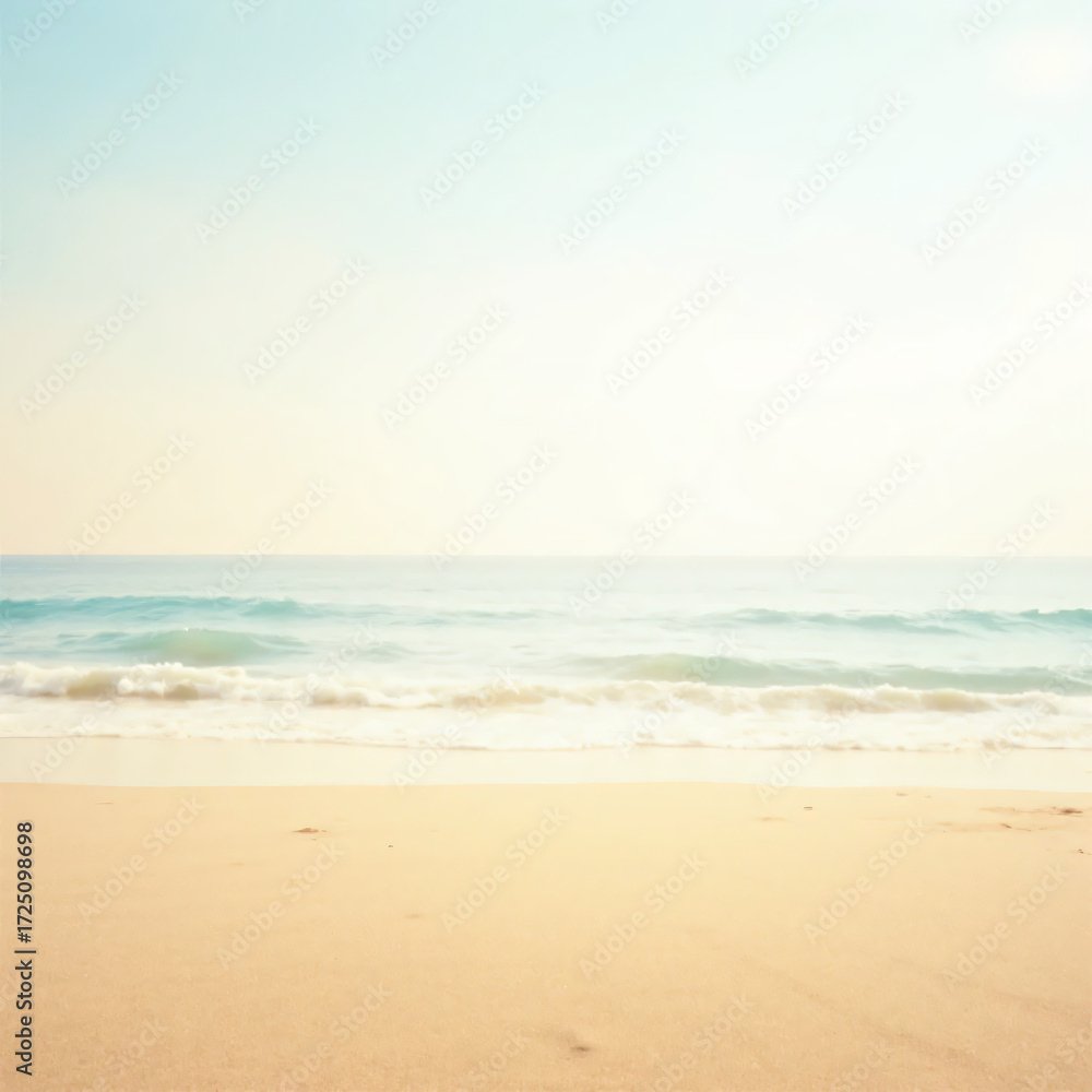 Obraz premium Minimalist Sand Beach